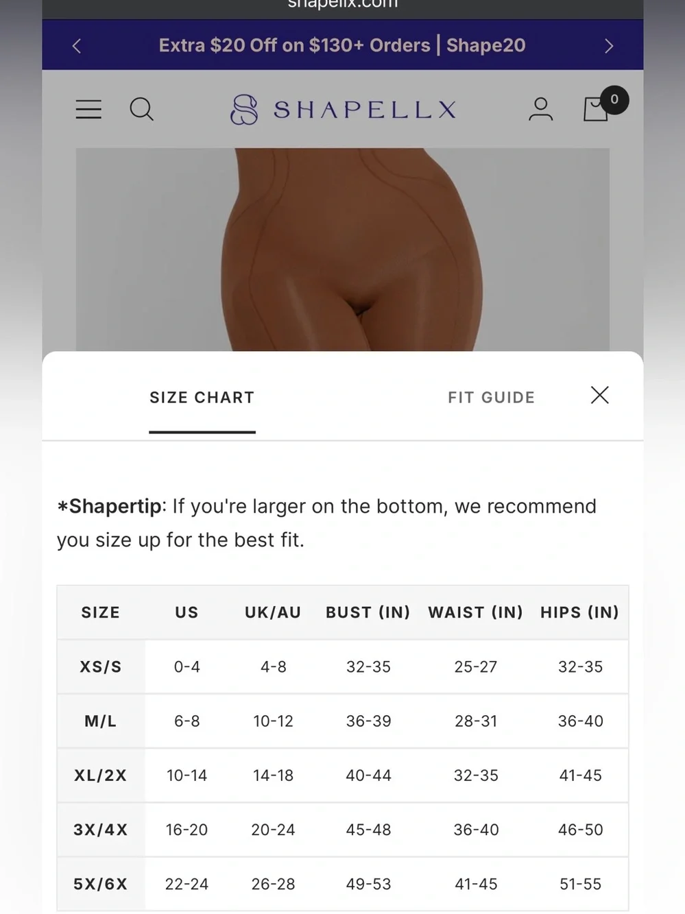 Shapellx Skin Flow Seamless Smoothing Bodysuit